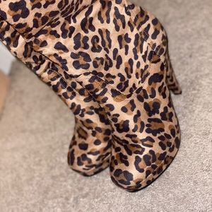 Cheetah Print Boots